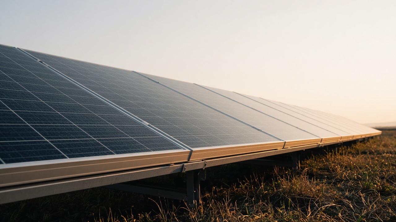 Photovoltaic panels.